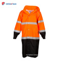 2017 Fashion Cheap Waterproof Security Reflective Raincoat Safety Work Jacket HIGH VISIBILITY